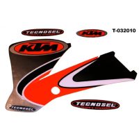 Tecno-X, Tank & Kyldekal KTM 85, 04-09