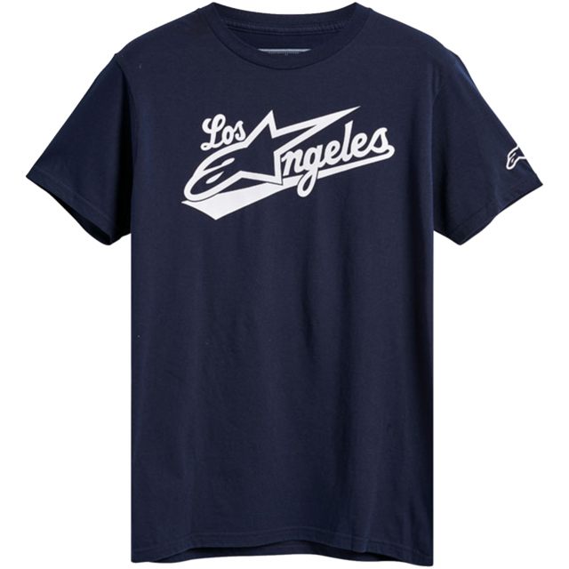 T-shirt Los Angeles Marinblå/Vit/Blå ALPINESTARS