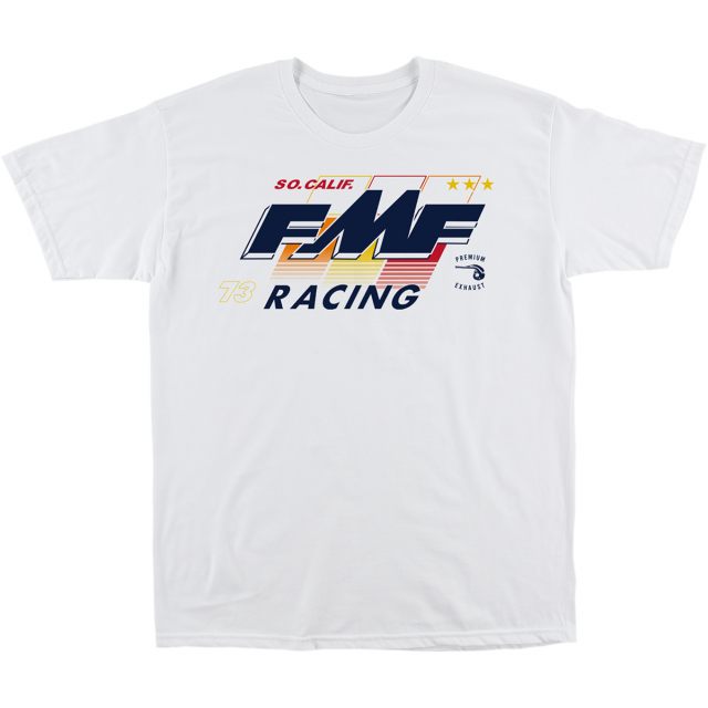 FMF T-Shirt Retro Vit