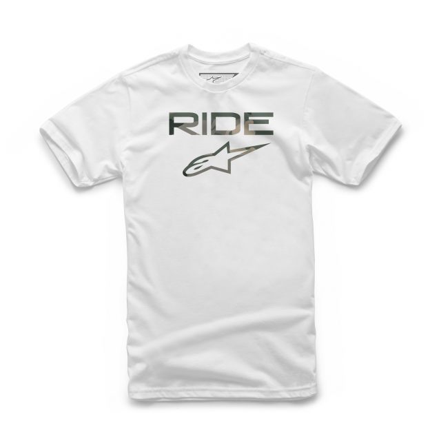 T-shirt Ride 2.0 Militärgrön/Vit ALPINESTARS