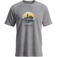 TEE SLIPPERY VINTAGE HEATHER GRAY MD