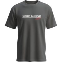 TEE SLIPPERY WHEN WET CHARCOAL MD