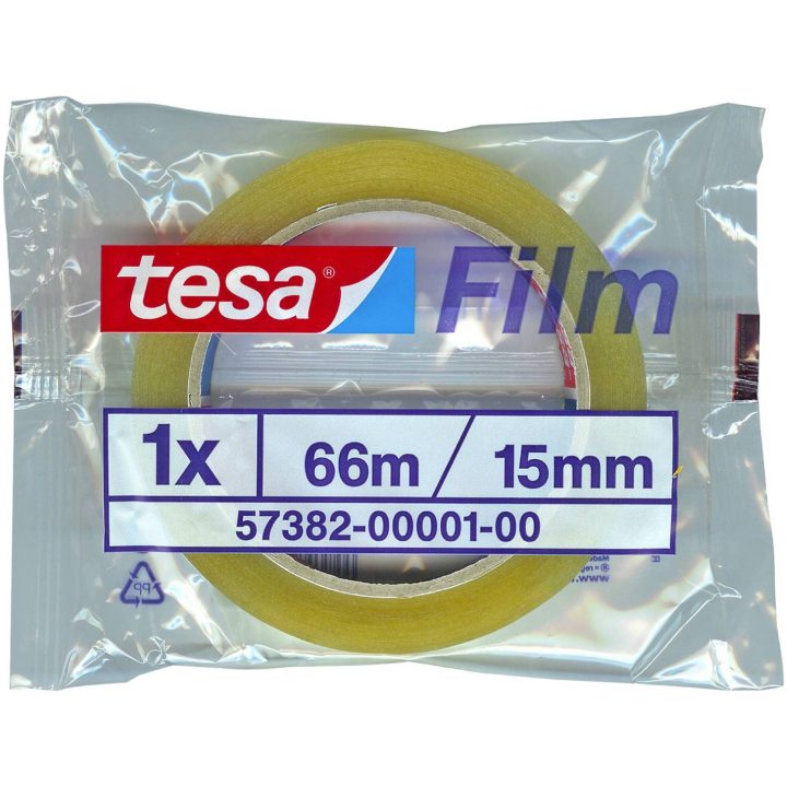 Tejp Transparent TESA TEJP KONTOR 57381 15MMX33M – bild 3