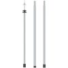 Teleskopisk presenningsstång 102-260 cm aluminium vidaXL – miniatyr 1