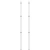 Teleskopiska presenningsstänger 102-260 cm 2 st vidaXL – miniatyr 2