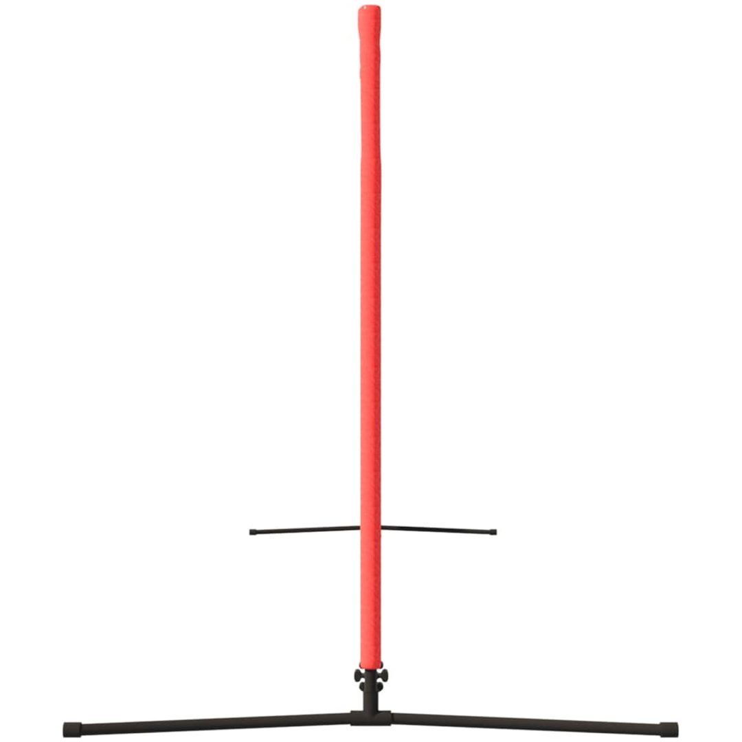 Tennisnät svart och röd polyester vidaXL 300 x 100 x 87 cm – bild 4