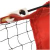 Tennisnät svart och röd polyester vidaXL 300 x 100 x 87 cm – miniatyr 6