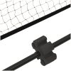 Tennisnät svart och röd polyester vidaXL 300 x 100 x 87 cm – miniatyr 7