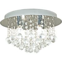 Teresa Plafond Bad, Krom/klar ANETA HOME