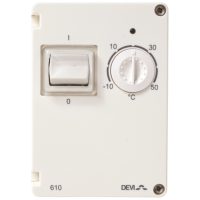 Termostat ELEKTR TERMOSTAT -10-+50C IP44 DEVI