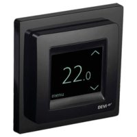 Termostat ELEKTR TERMOSTAT TOUCH SVART DEVI