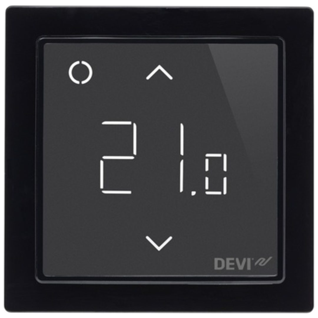 Termostat golvv Sm svart DEVI
