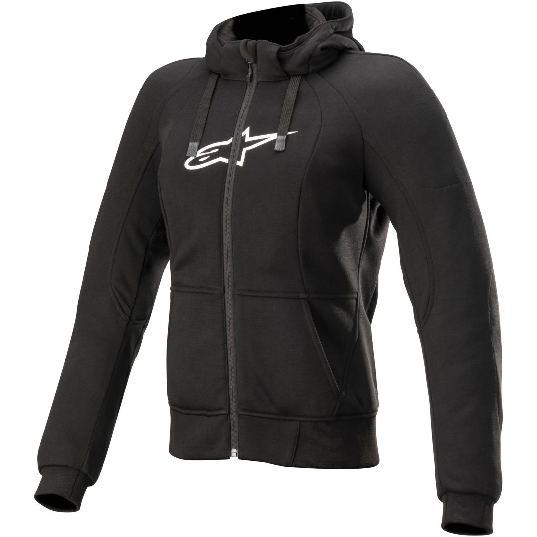 Textiljacka Dam Chrome Svart Alpinestars Small
