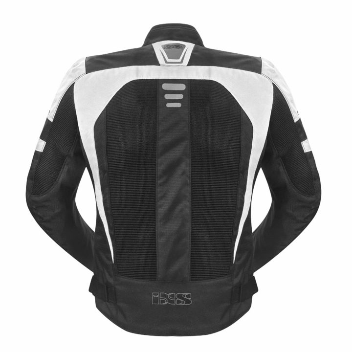 Textiljacka Levante Svart/Vit IXS Medium – bild 2