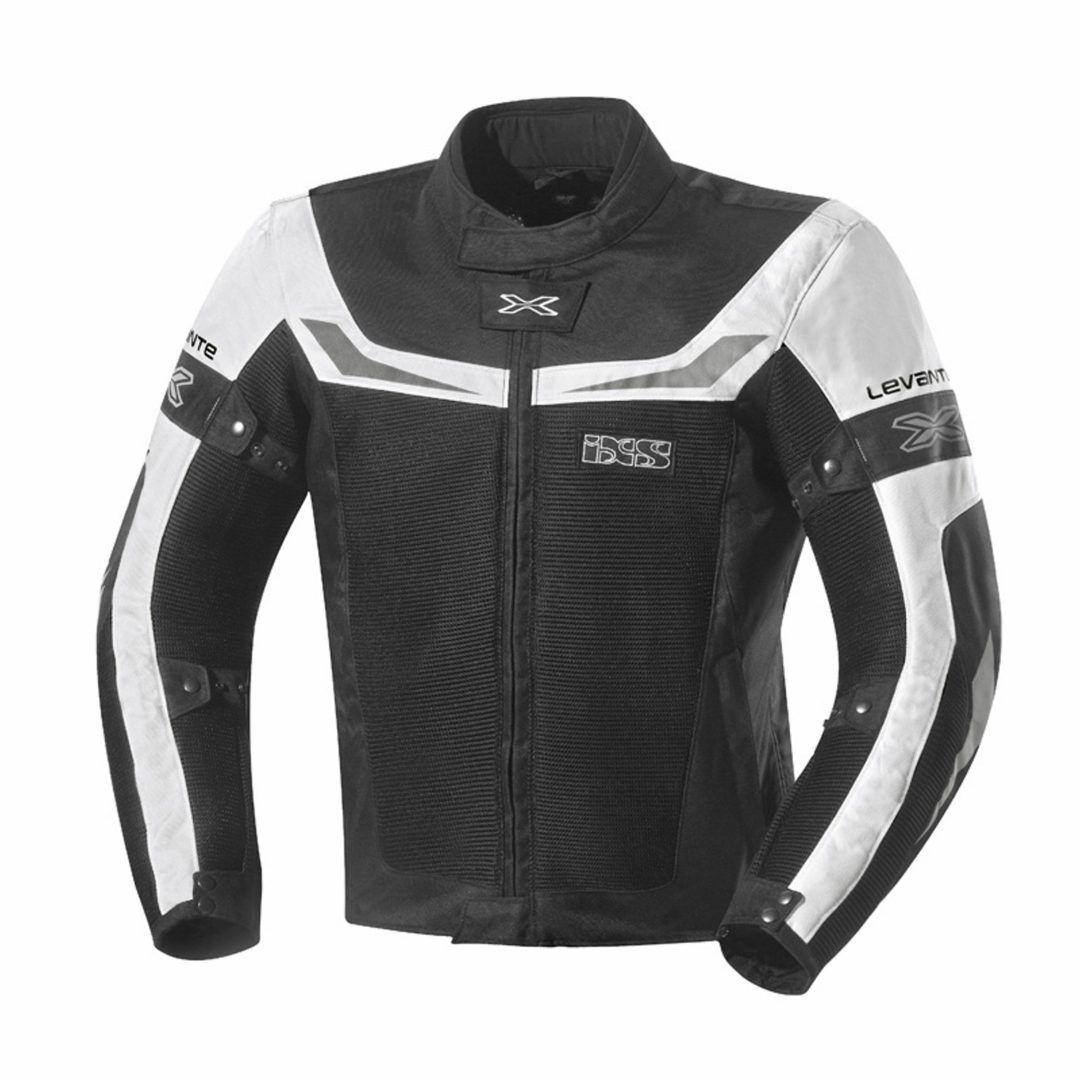 Textiljacka Levante Svart/Vit IXS Medium