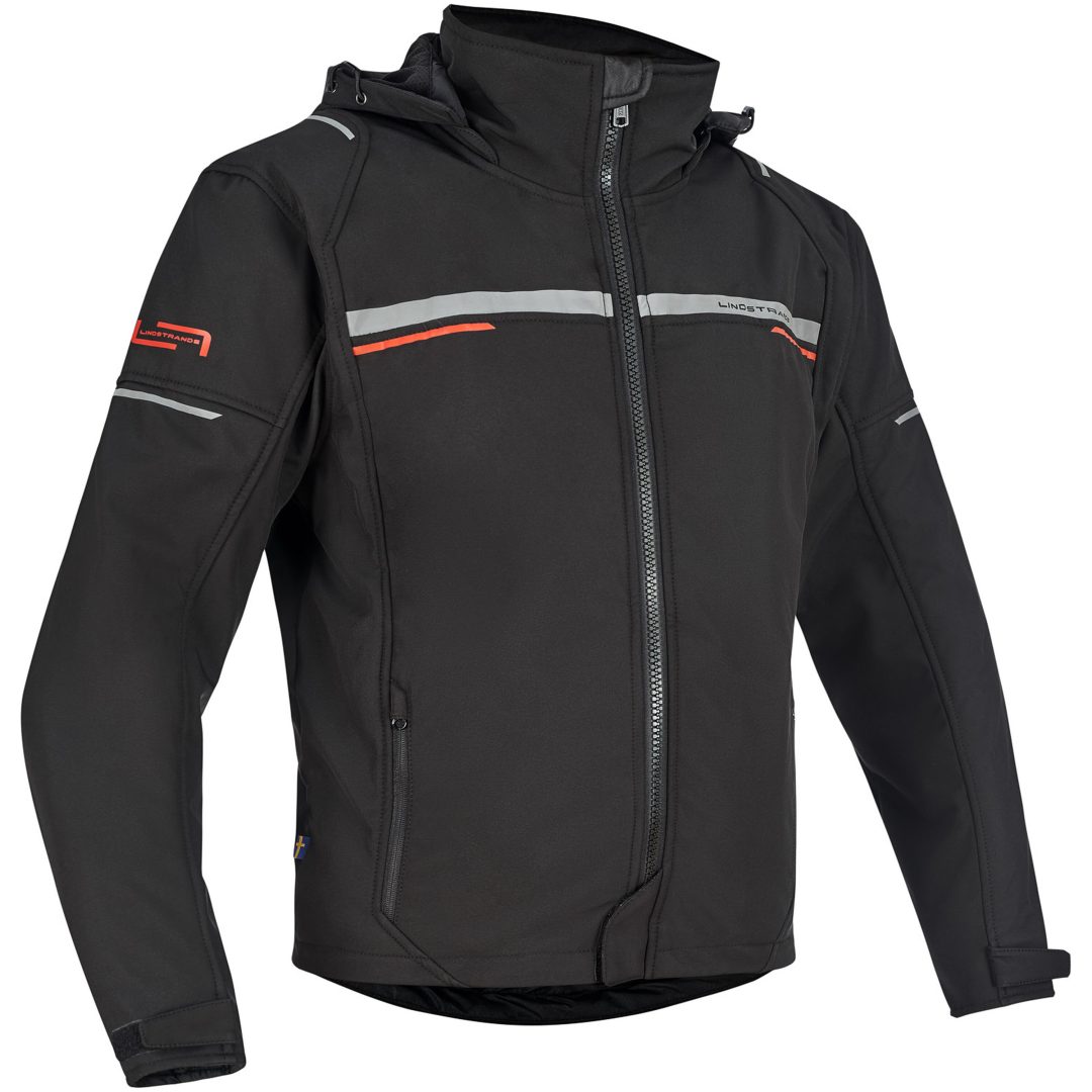 Textiljacka Saxby Svart Lindstrands XS – bild 2
