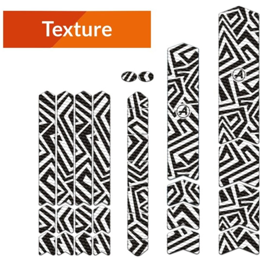 Texture Frame Guards Kit L - Svarta Linjer ALGIS