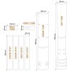 Texture Frame Guards Kit Xl - Vita Linjer ALGIS – miniatyr 4