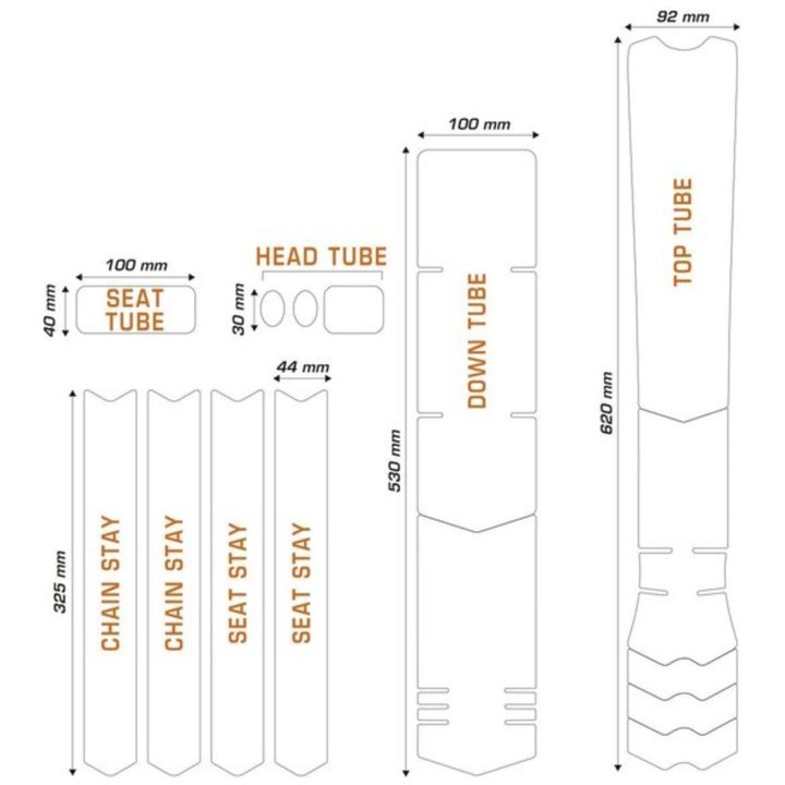 Texture Frame Guards Kit Xl - Vita Linjer ALGIS – bild 4