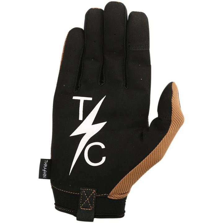 THRASHIN SUPPLY CO. MC-Handskar Covert Kort Brun Large – bild 2