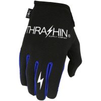 THRASHIN SUPPLY CO. MC-Handskar Stealth Kort Svart/Blå