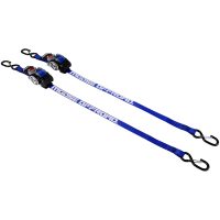 Tie Down - Retractable Ratchet - 1" x 10 - Blue