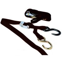 Tiedowns 1.5" Black (2pcs) Width: 1-1/2" TMV