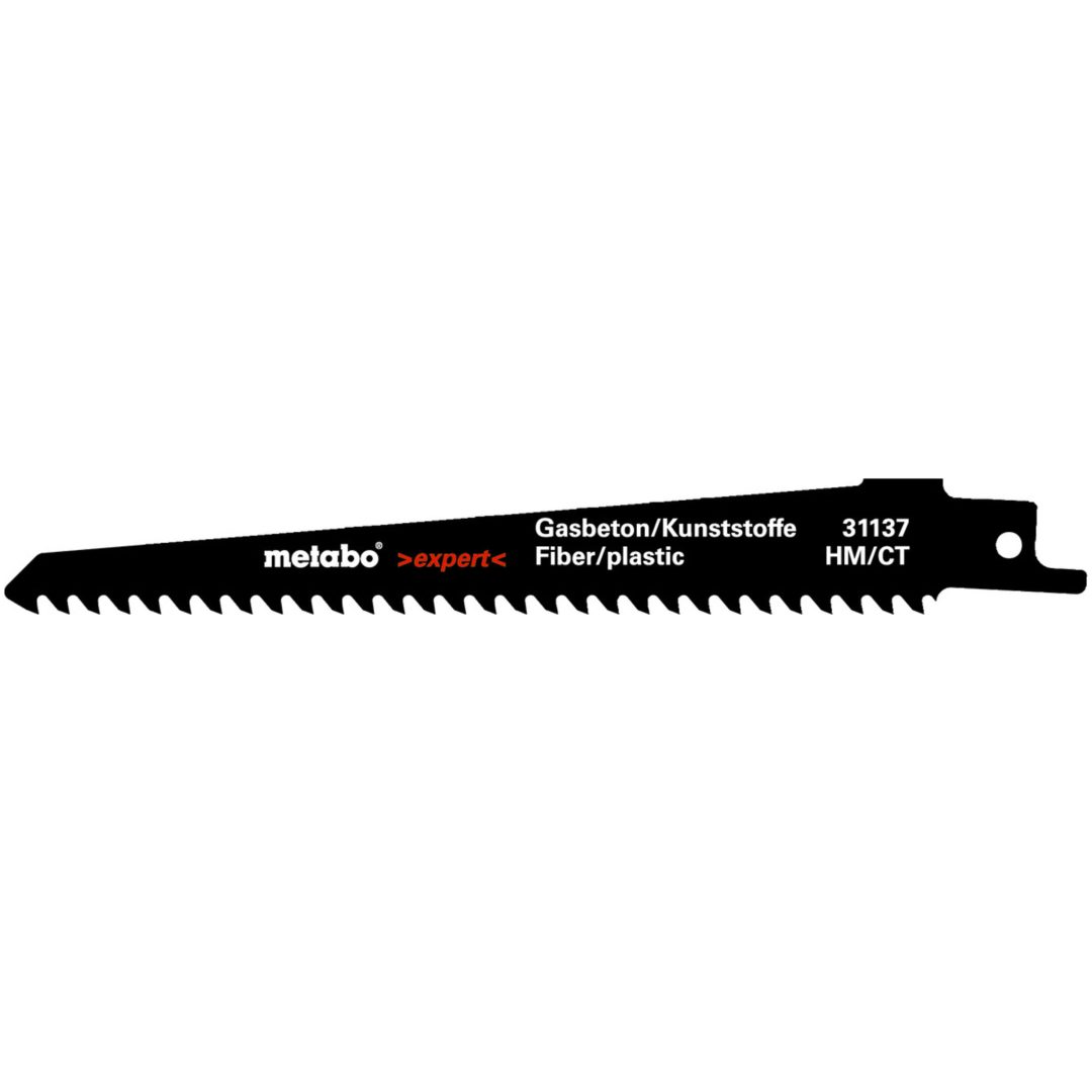 Tigersågblad Fiber / Gips Expert HM METABO Antal: 1 / 150 mm / Med skär av hårdmetall / Skränkt