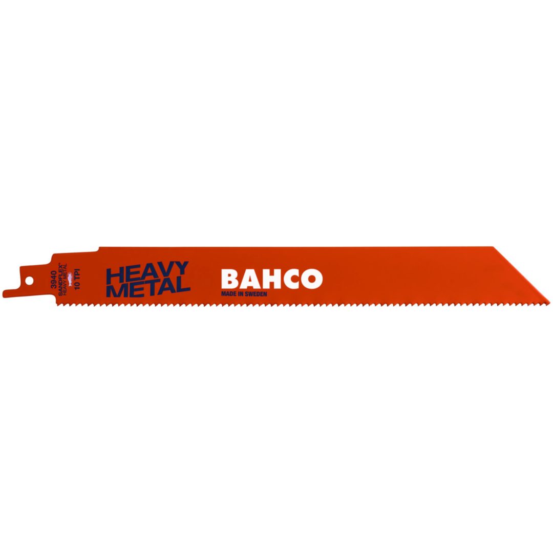 Tigersågblad Kraftig Metall Sandflex Bimetall Sats 10 pack BAHCO 150 mm / Tänder per tum: 10 / Form: ST
