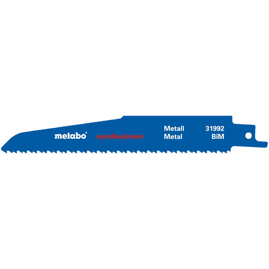 Tigersågblad Metall Demolition BiM METABO Antal: 5 / 150 mm / Skränkt / Fräst