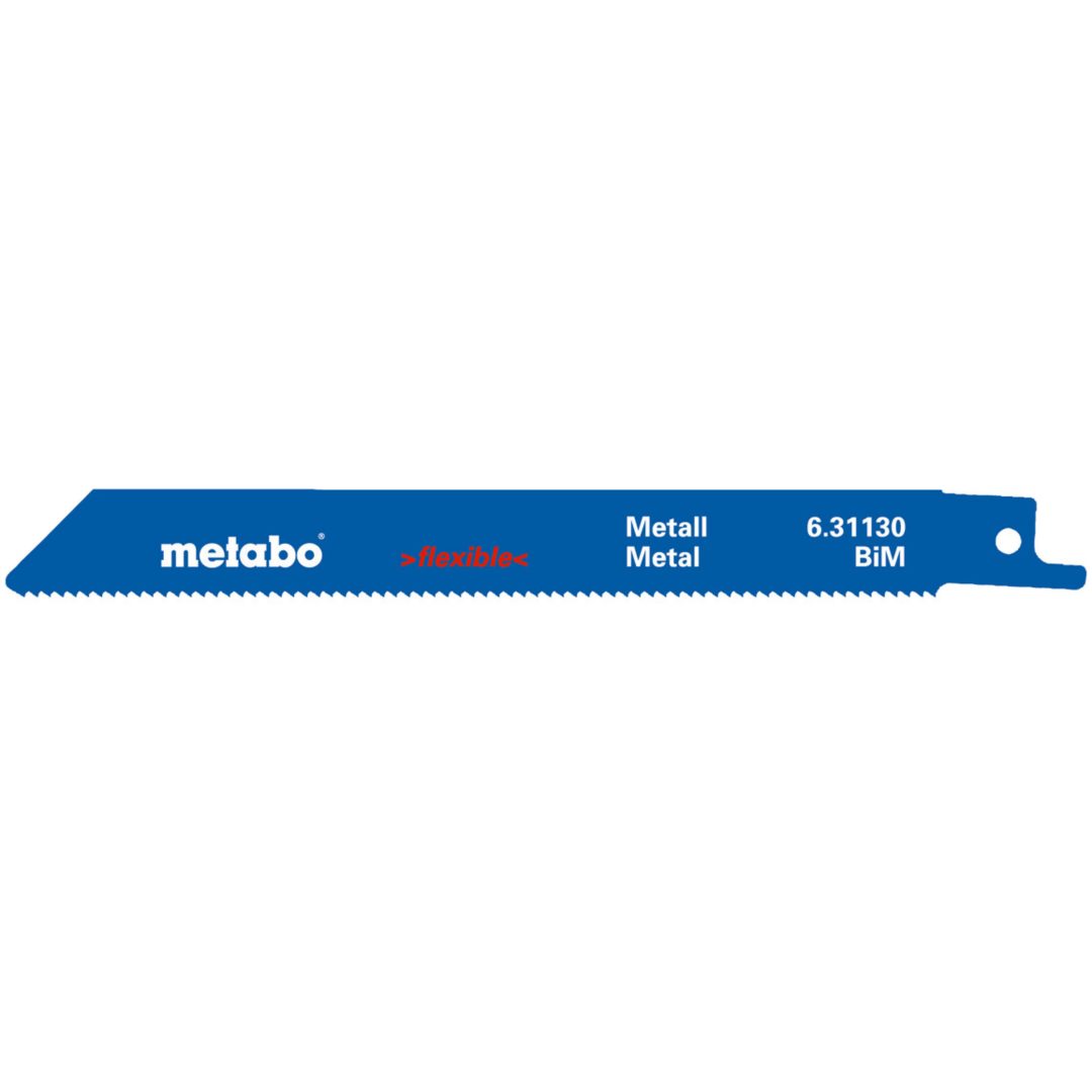 Tigersågblad Metall Flexible BiM METABO Antal: 2 / 150 mm / Vågskränkt / Fräst