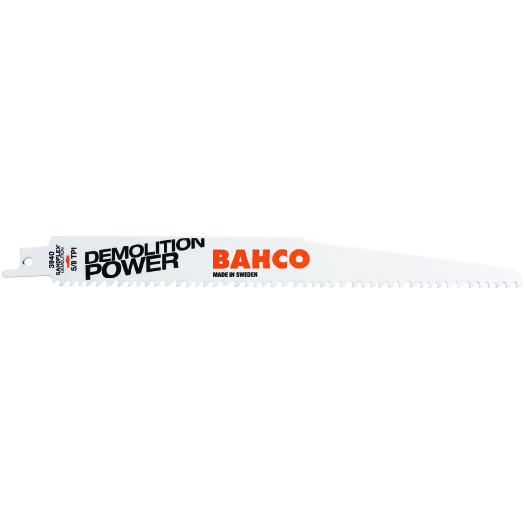 Tigersågblad Rivningsarbeten Sandflex DSL Bimetall 10 pack BAHCO 150 mm / Tänder per tum: 5/8 / Form: DSL
