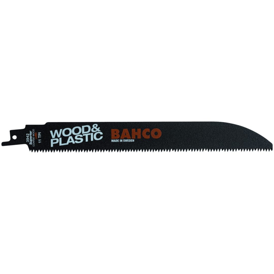 Tigersågblad Trä HCS HSL 10 pack BAHCO 228 mm / Tänder per tum: 11 / Form: HSL