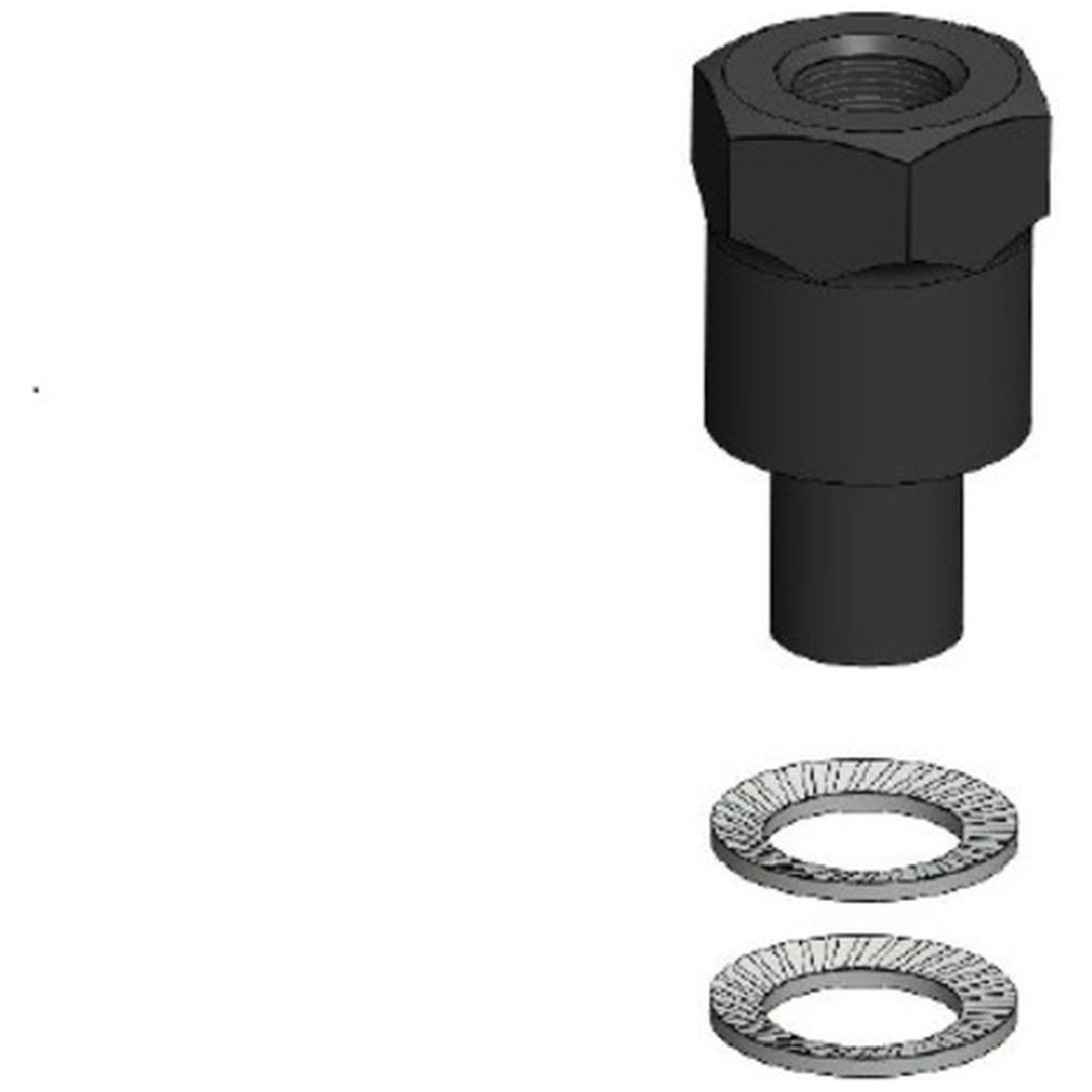 Tillbehör Backspegelsfäste Adapter kit M8/M10 Quad Lock