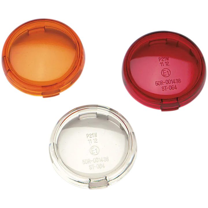 Tillbehör Blinkers Lins Set DRAG SPECIALTIES Orange blinkers glas – bild 3