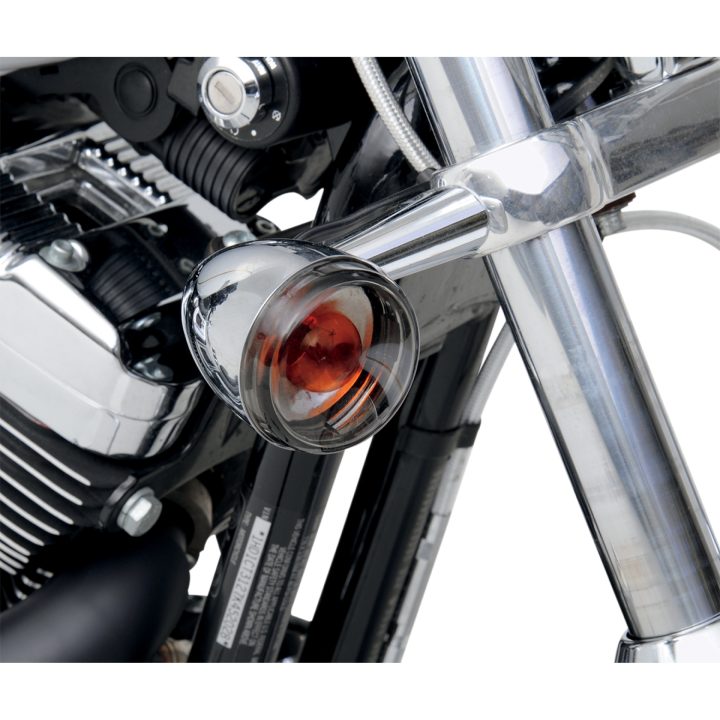 Tillbehör Blinkers Lins Set Smoke DRAG SPECIALTIES SMOKED BULLET LENS 00-12 – bild 4