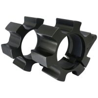 Tillbehör skivstångslås aluminium svart - 50 mm Master Fitness