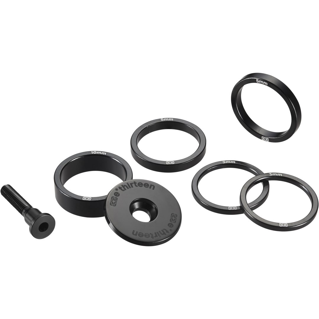 Tillbehör Top Cap & Headset Spacer Kit Svart E*THIRTEEN – bild 2