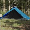 Tipi-tält 1 person blå vattentätt vidaXL – miniatyr 3