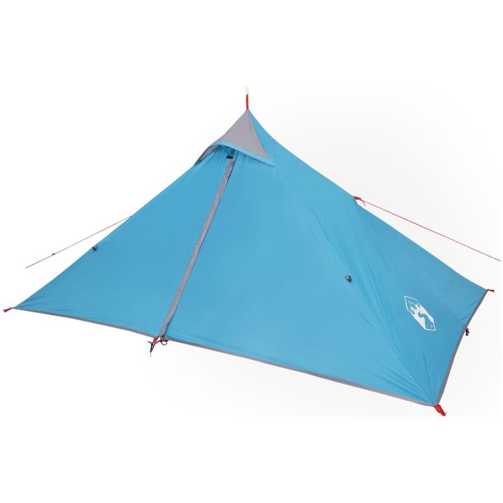 Tipi-tält 1 person blå vattentätt vidaXL – bild 4