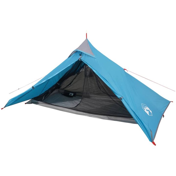 Tipi-tält 1 person blå vattentätt vidaXL – bild 8