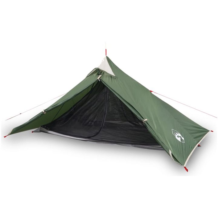 Tipi-tält 1 person grön vattentätt vidaXL – bild 2