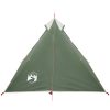 Tipi-tält 1 person grön vattentätt vidaXL – miniatyr 7