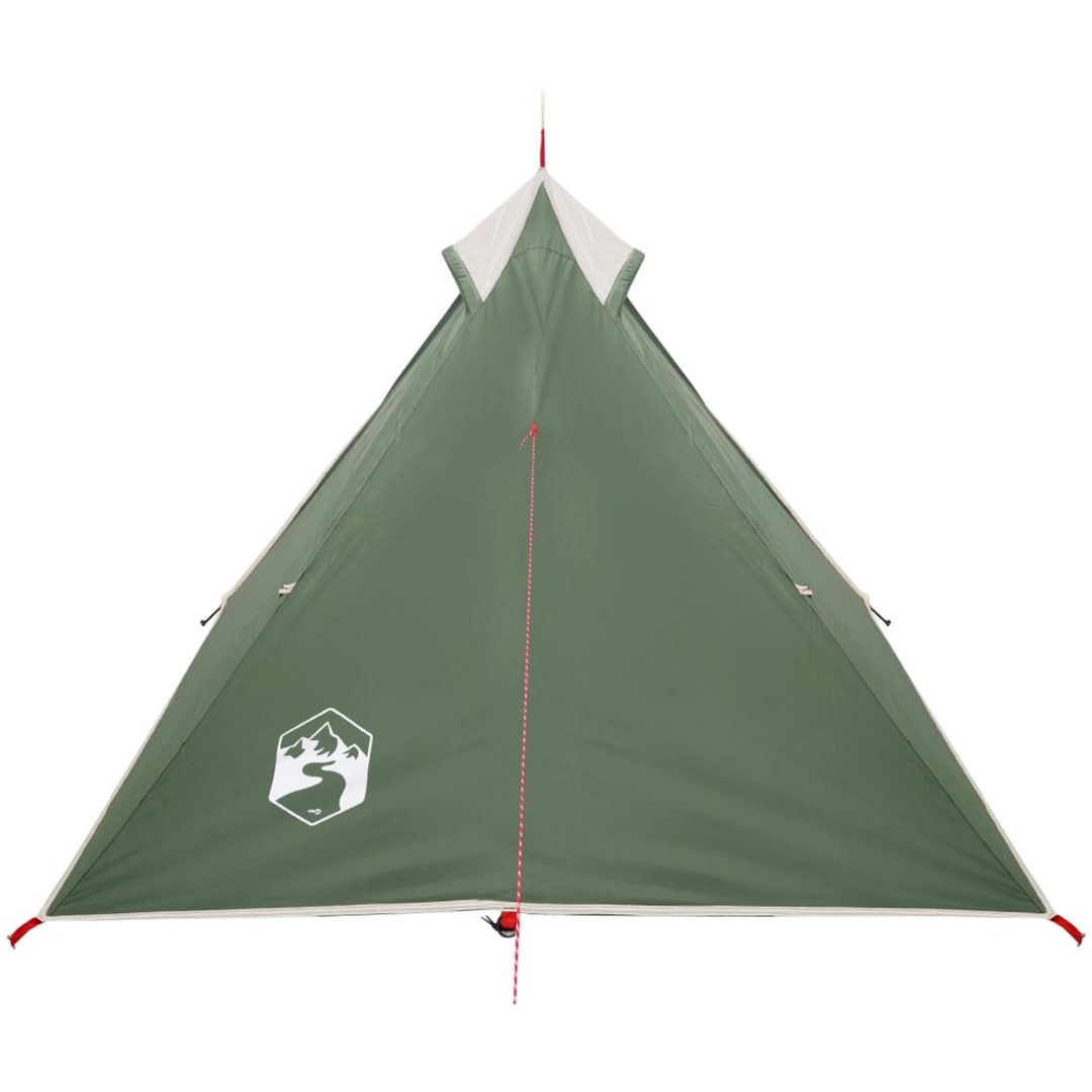 Tipi-tält 1 person grön vattentätt vidaXL – bild 7