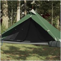 Tipi-tält 1 person grön vattentätt vidaXL