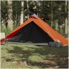 Tipi-tält 1 person orange vattentätt vidaXL – miniatyr 3