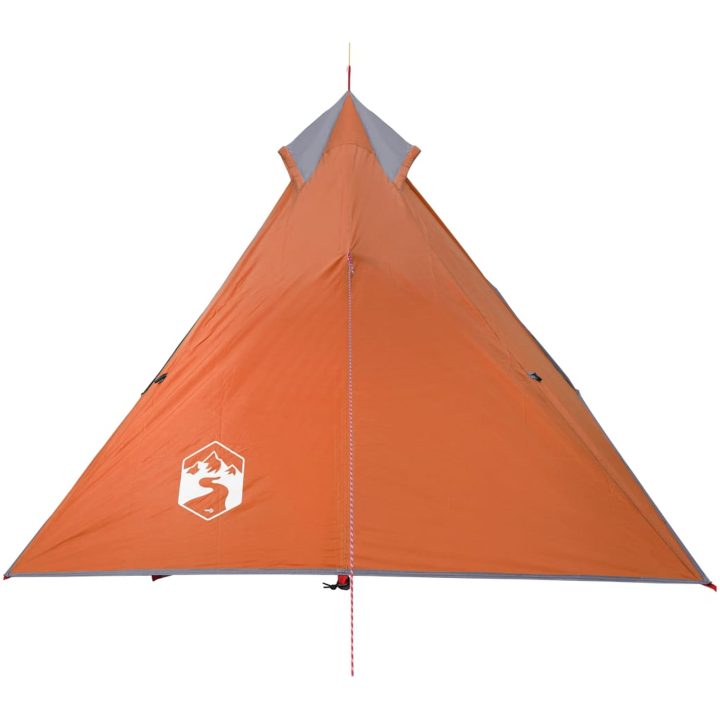 Tipi-tält 1 person orange vattentätt vidaXL – bild 7