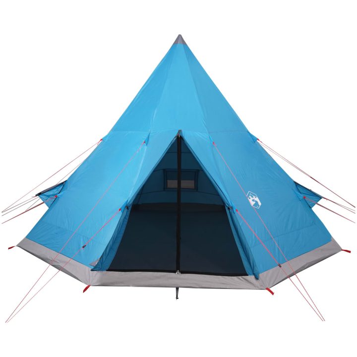 Tipi-tält 4 personer blå vattentätt vidaXL – bild 5