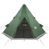 Tipi-tält 4 personer grön vattentätt vidaXL – miniatyr 5