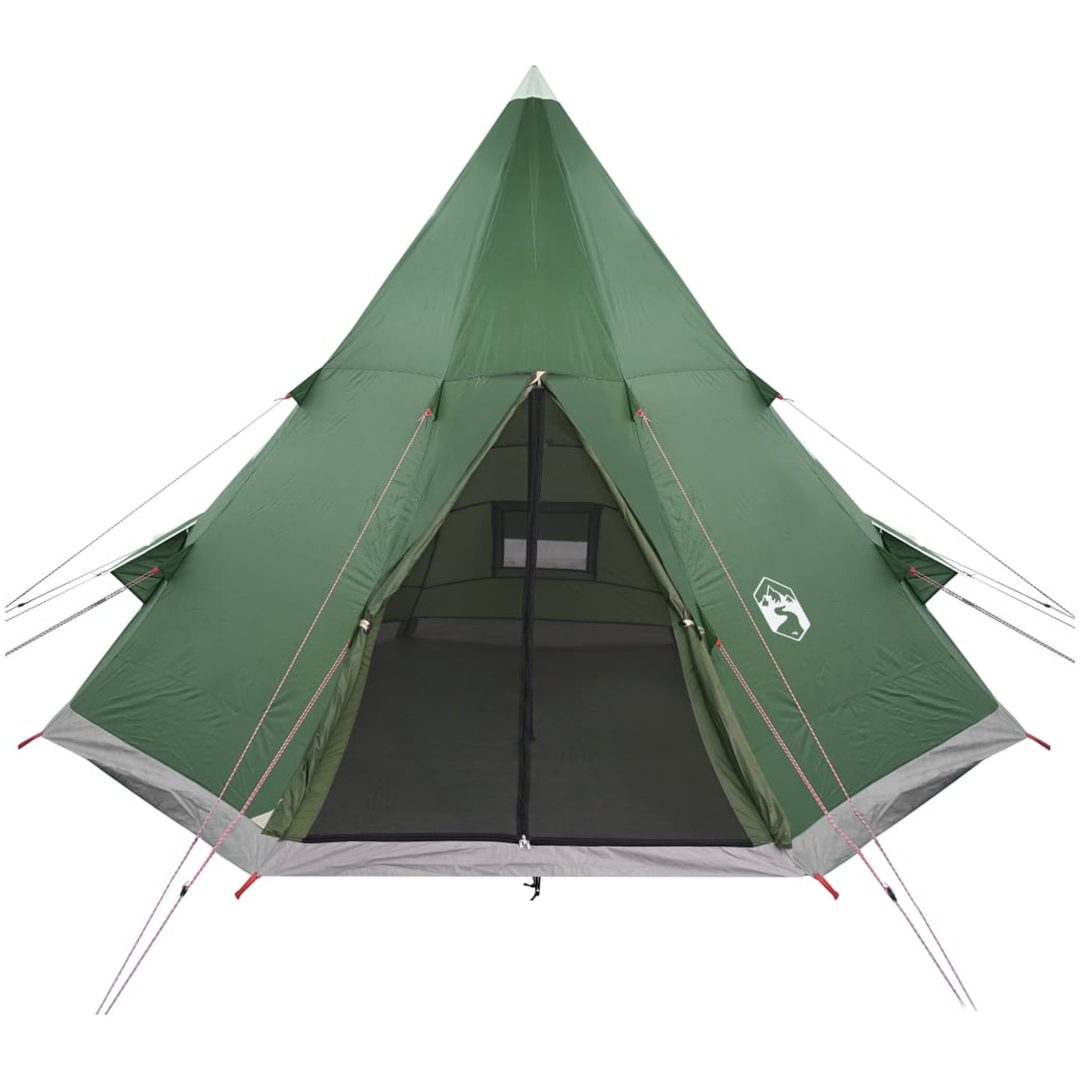 Tipi-tält 4 personer grön vattentätt vidaXL – bild 5